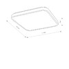 AGNES SQUARE LED PRO white M 3000K 10991 Nowodvorski