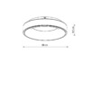 NIKKI ROUND LED black 32W 3000K 11206 Nowodvorski