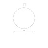 RING LED S black 7634 Nowodvorski