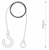 PICNIC GRAPHITE Hanging Set 8106 Nowodvorski