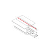 CTLS RECESSED POWER END CAP black LEFT 8235 Nowodvorski