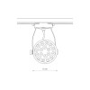 PROFILE STORE LED PRO 18W 3000K black 8327 Nowodvorski