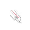 CTLS POWER END CAP white RIGHT 8712 Nowodvorski