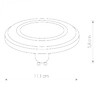 ES111 LED LENS white 9W 4000K 9214 Nowodvorski