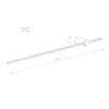 SABER LED silk olive L 3000K 11381 Nowodvorski