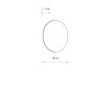 ARIA LED XL black 11572 Nowodvorski