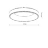 NIKKI ROUND LED black 48W 4000K 11211 Nowodvorski