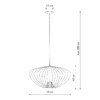 PUMPKIN umbra grey L 11252 Nowodvorski