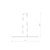 BAR LED silk olive M 3000K 11400 Nowodvorski