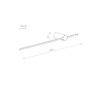SABER LED silk olive M 3000K 11378 Nowodvorski