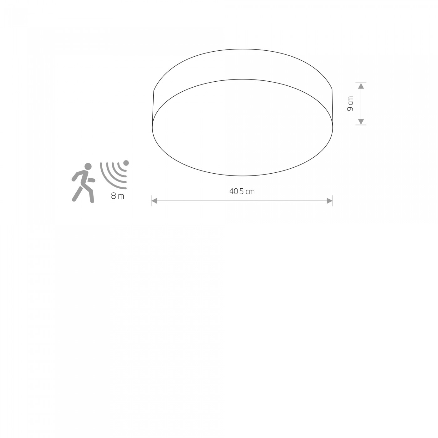 ARENA SENSOR graphite 10181 Nowodvorski