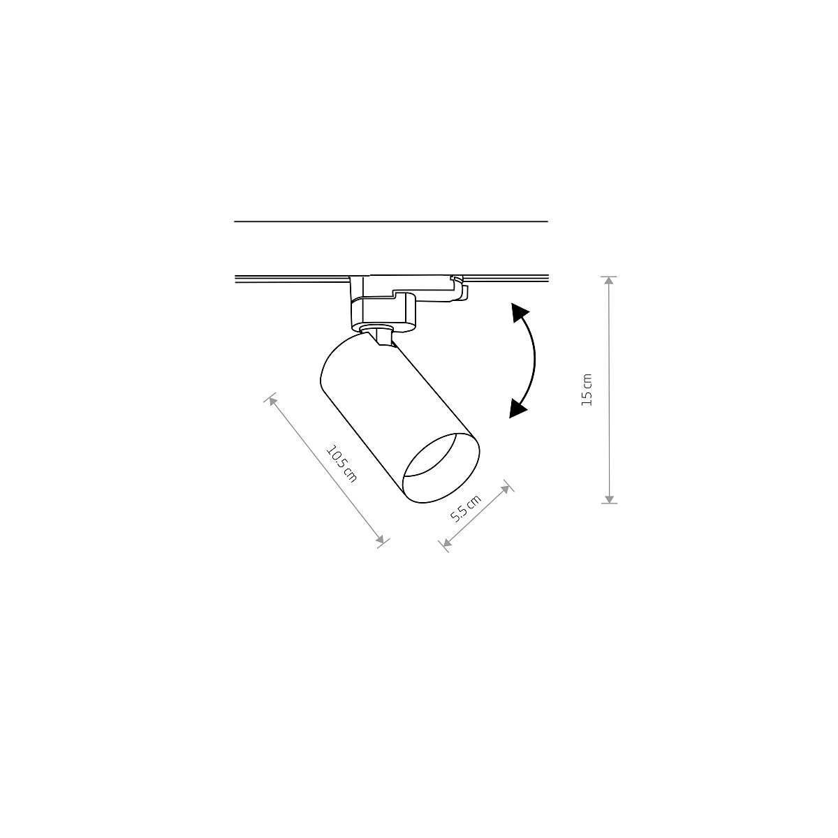 CTLS MONO solid brass 10237 Nowodvorski