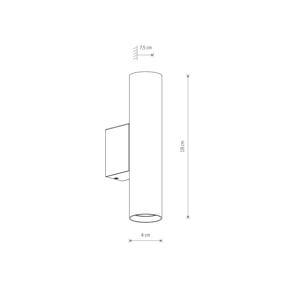 FOURTY WALL white M 10752 Nowodvorski