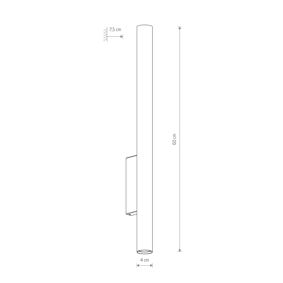 FOURTY WALL white XL 10758 Nowodvorski