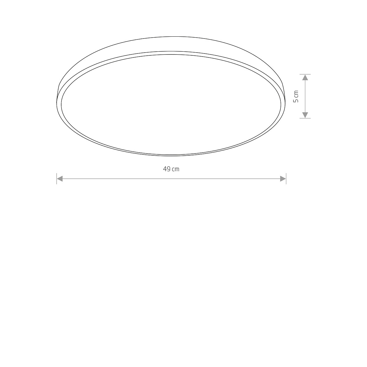 AGNES ROUND LED PRO white M 4000K 10980 Nowodvorski