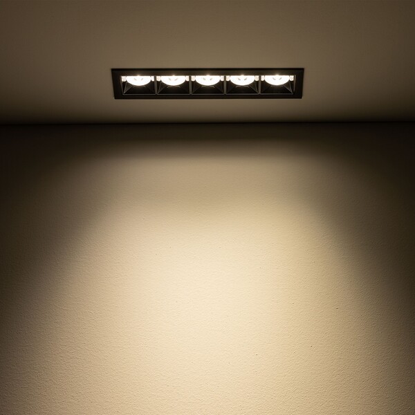 MIDI LED BLACK 20W 3000K RECESSED 10062