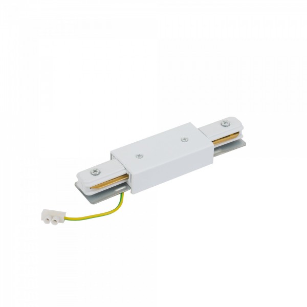 PROFILE POWER STRAIGHT CONNECTOR white 10225