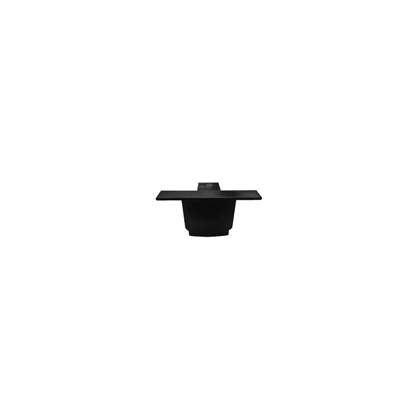 CTLS RECESSED DEAD END CAP black 8687