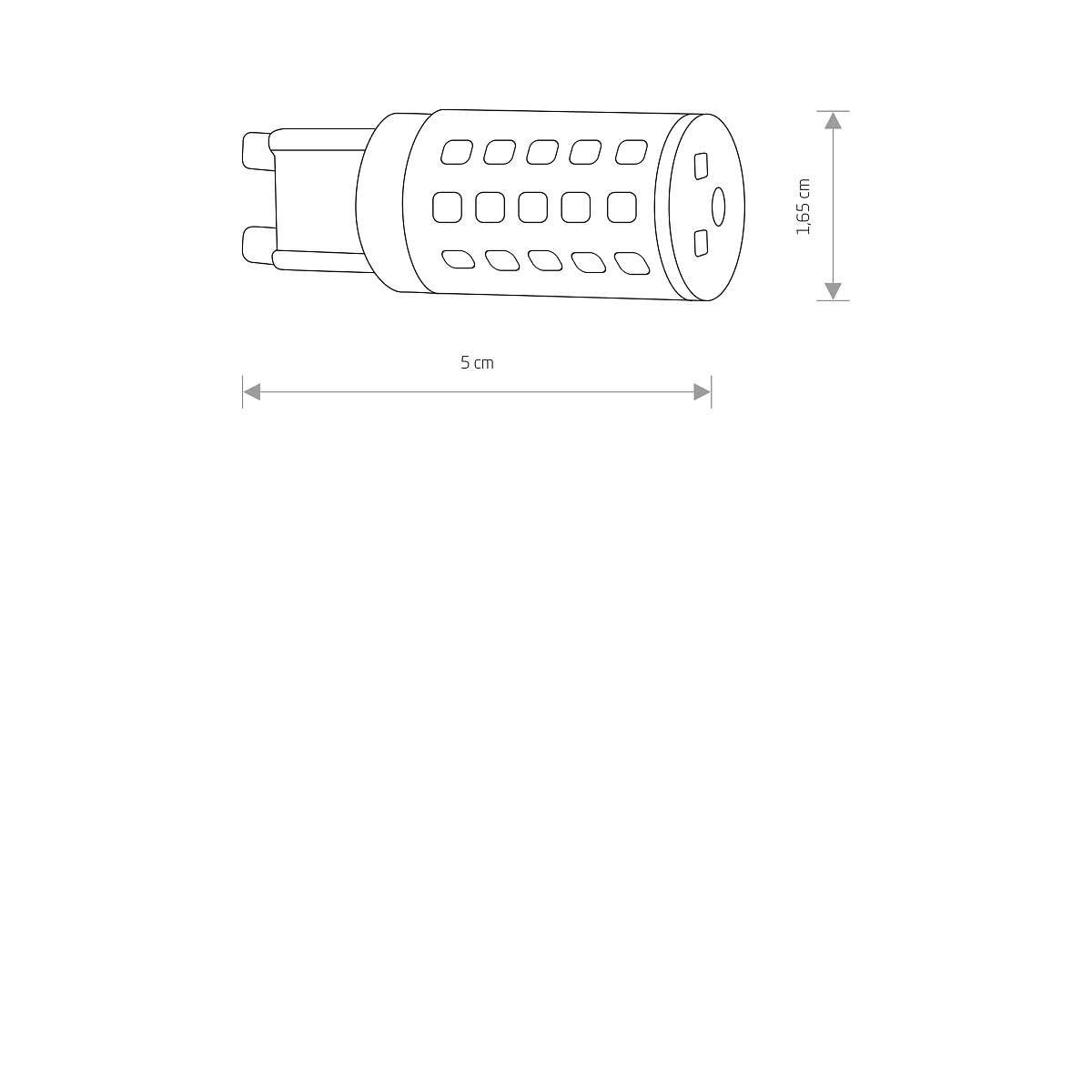 G9 LED BULB 4000K 4W 7504 Nowodvorski
