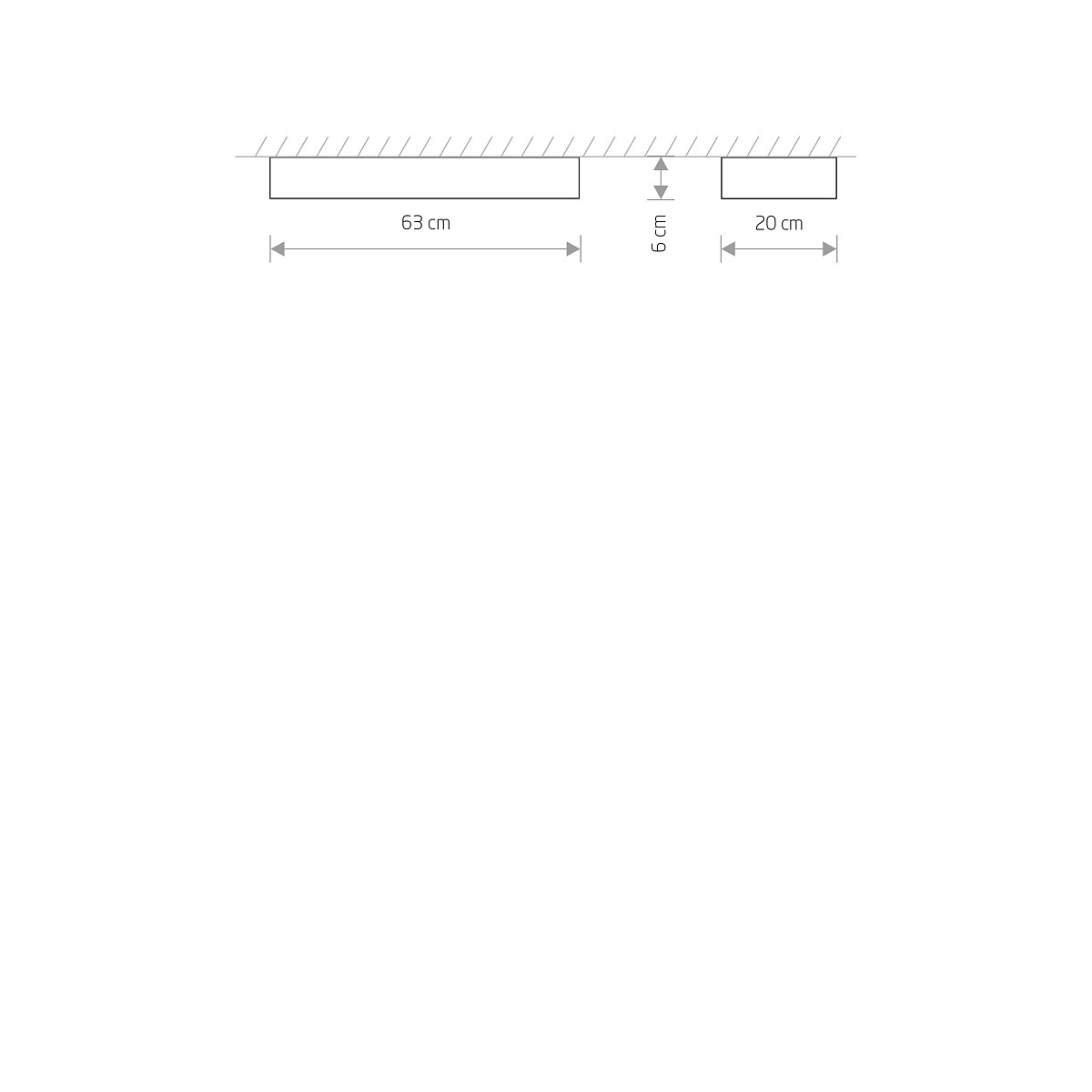 SOFT LED graphite 60x20 7526 Nowodvorski