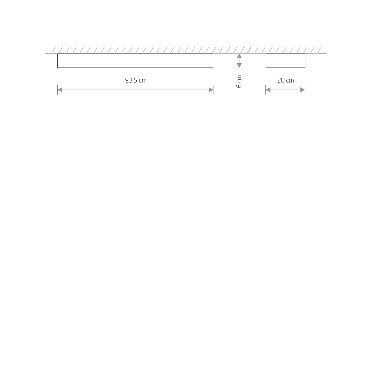SOFT LED white 90x20 7542 Nowodvorski