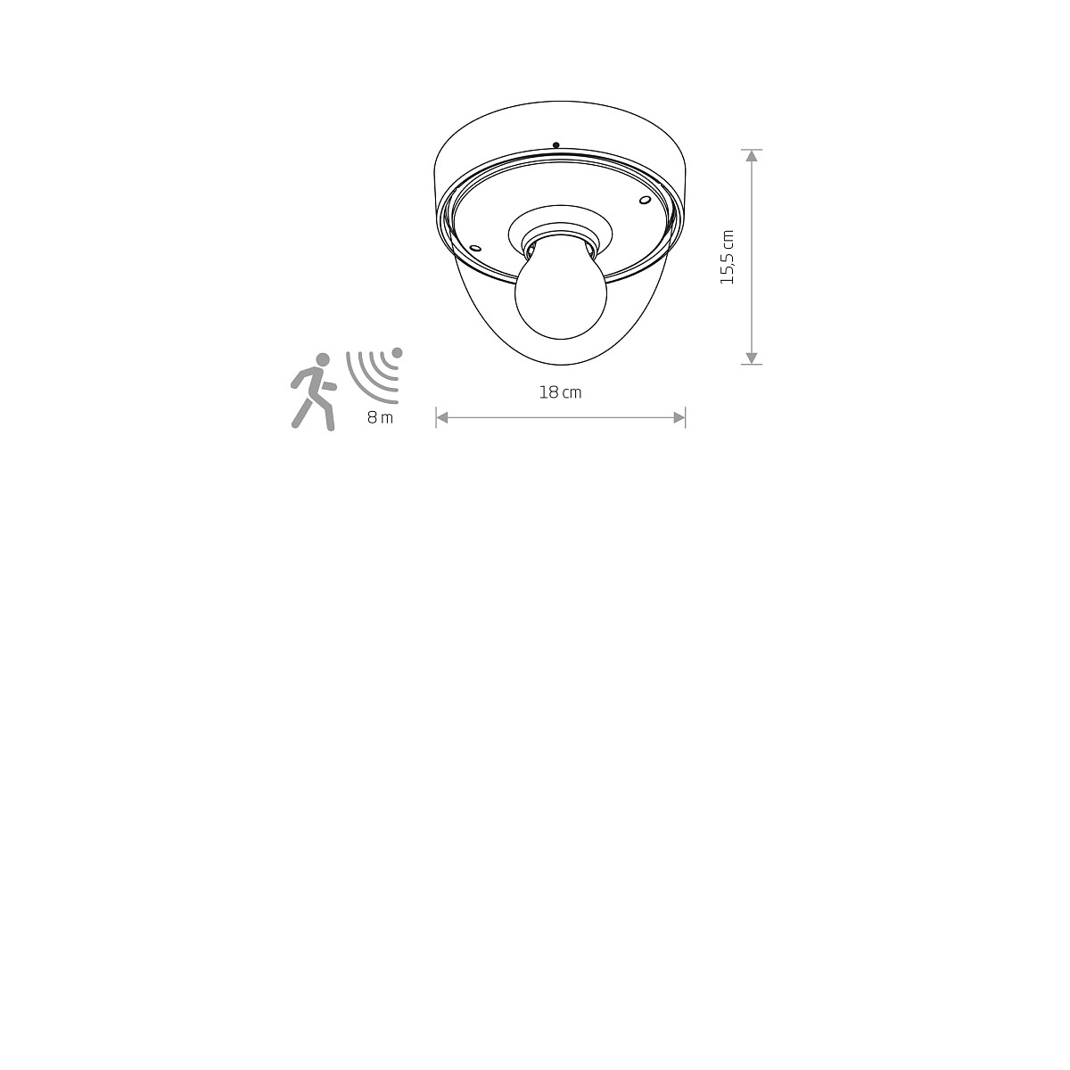 NOOK SENSOR graphite 7964 Nowodvorski