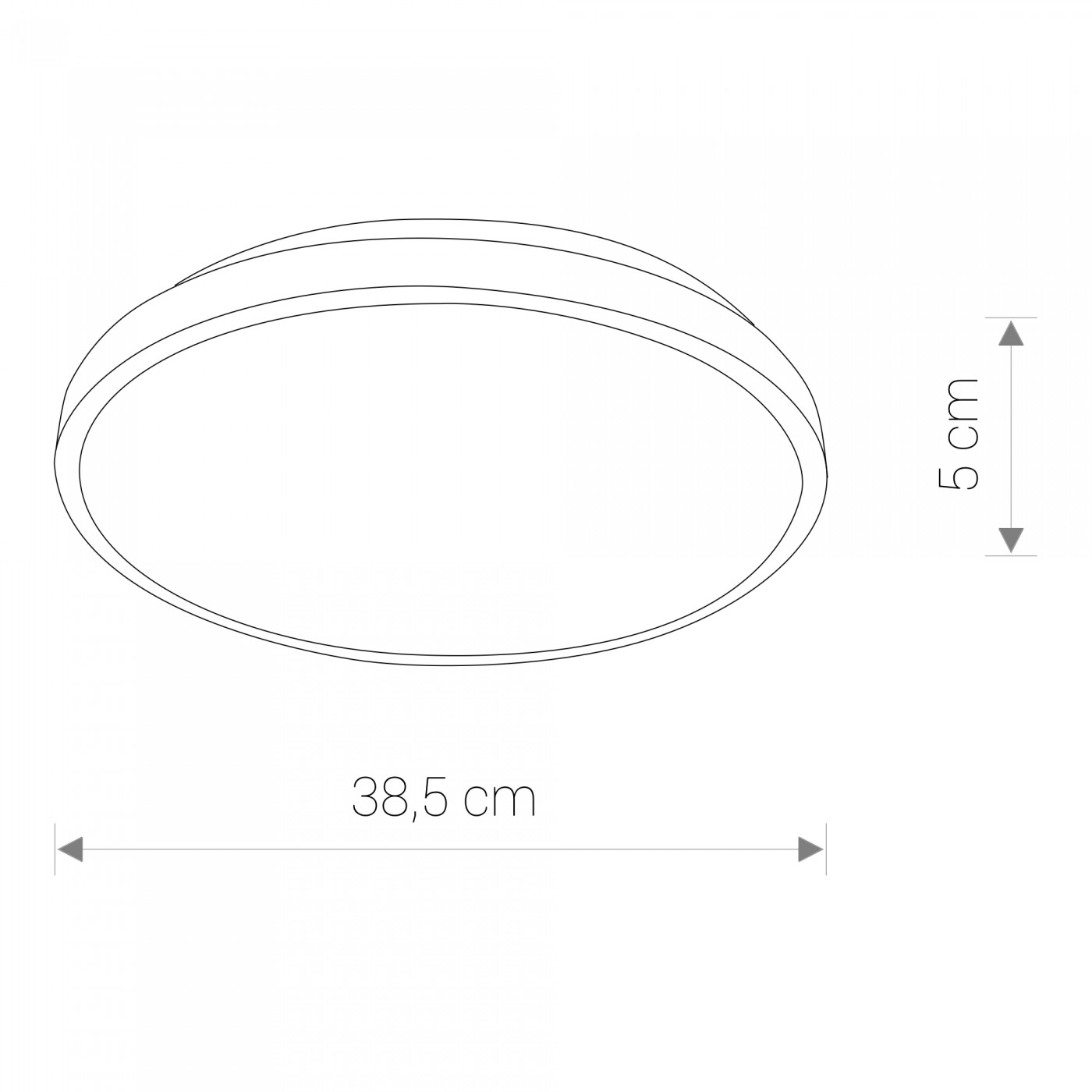 AGNES ROUND LED black S 4000K 8183 Nowodvorski