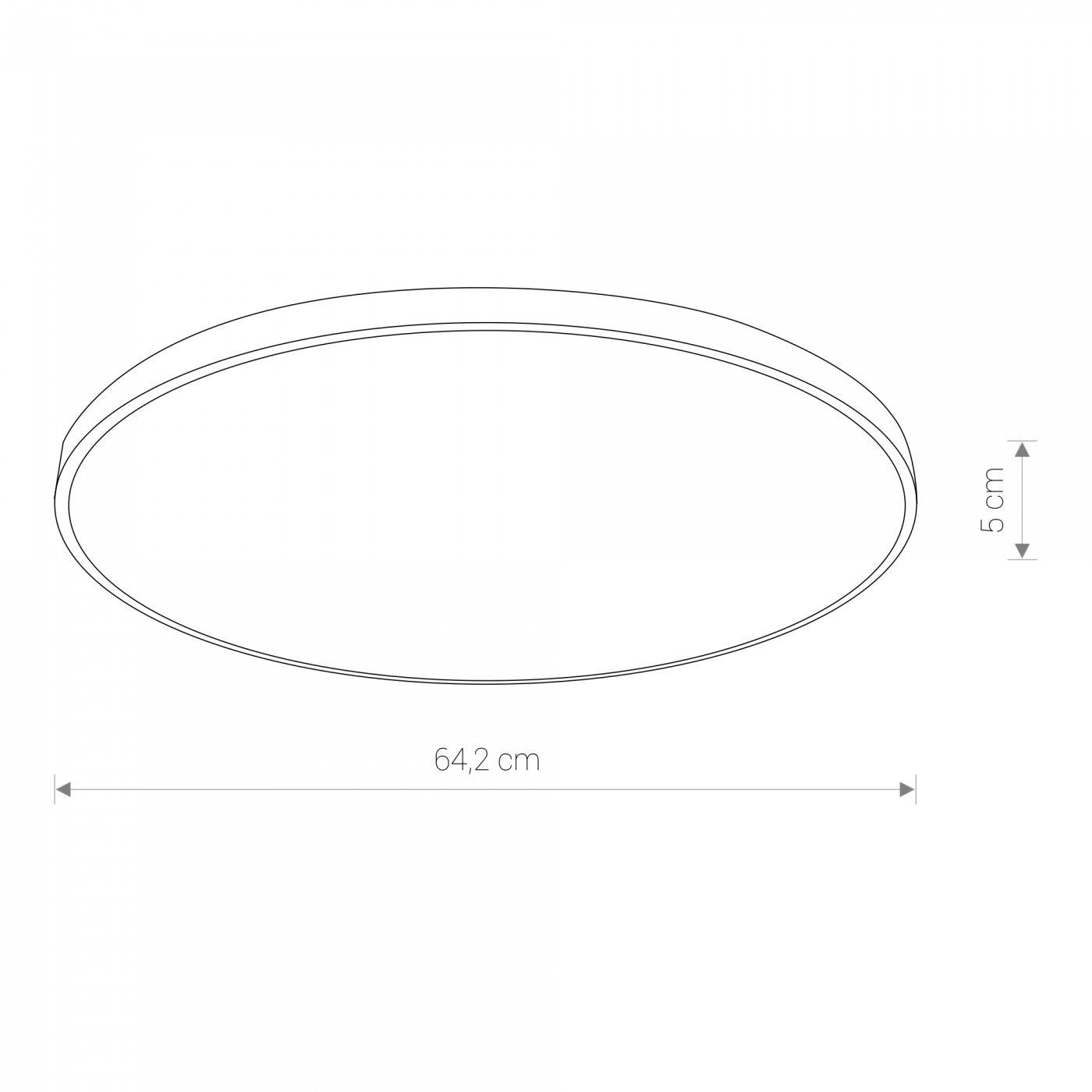 AGNES ROUND LED white L 4000K 8188 Nowodvorski