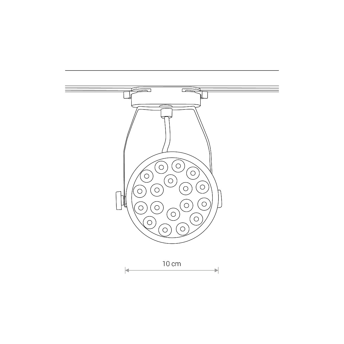 PROFILE STORE LED PRO 18W 3000K black 8327 Nowodvorski