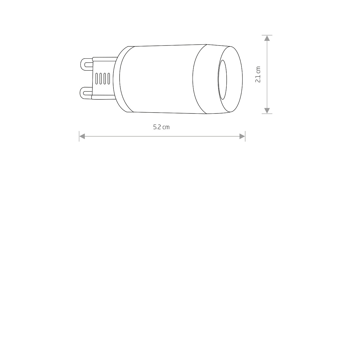 G9 LED BULB LENS 3W 4000K 8447 Nowodvorski