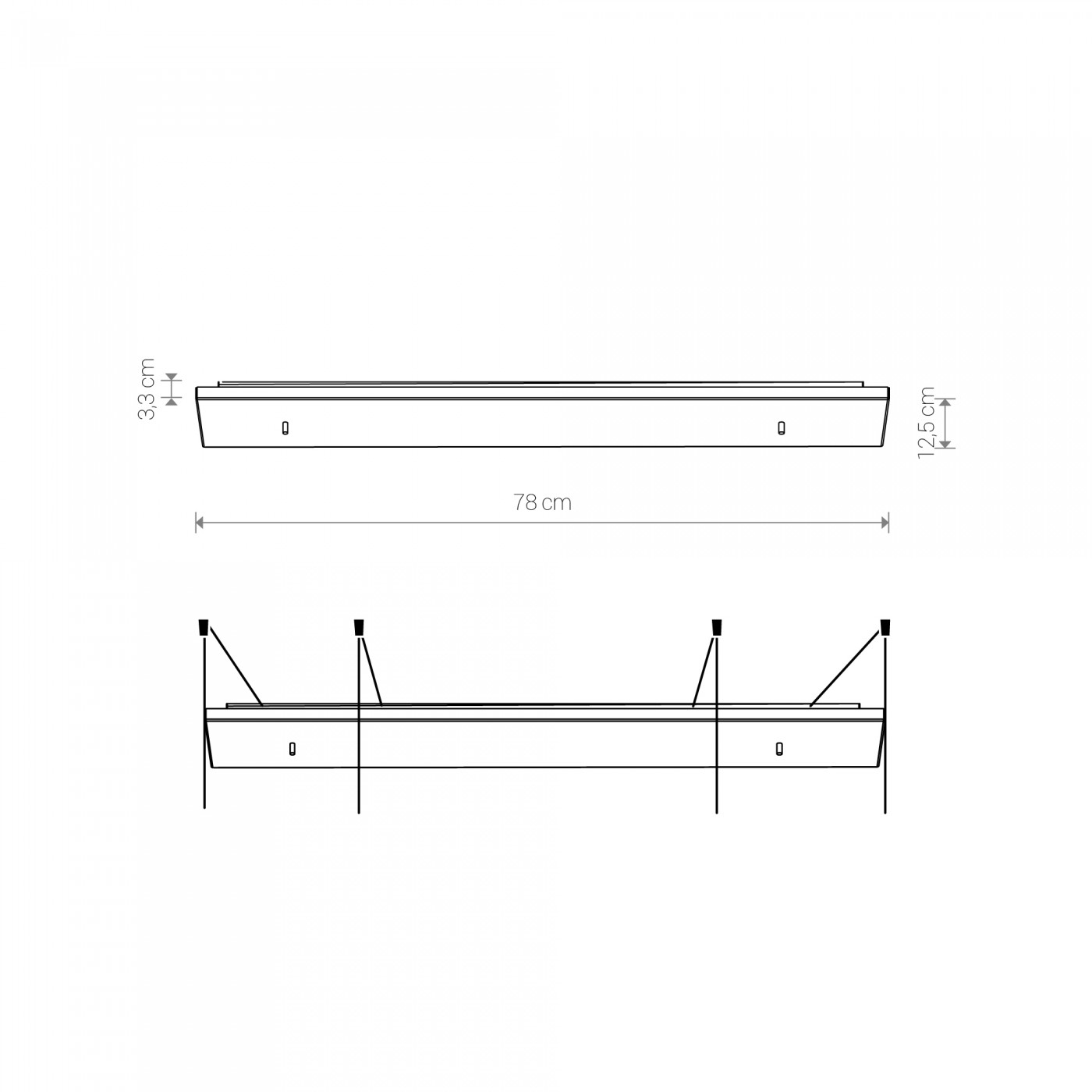 CAMELEON CANOPY D 780 WH 8553 Nowodvorski