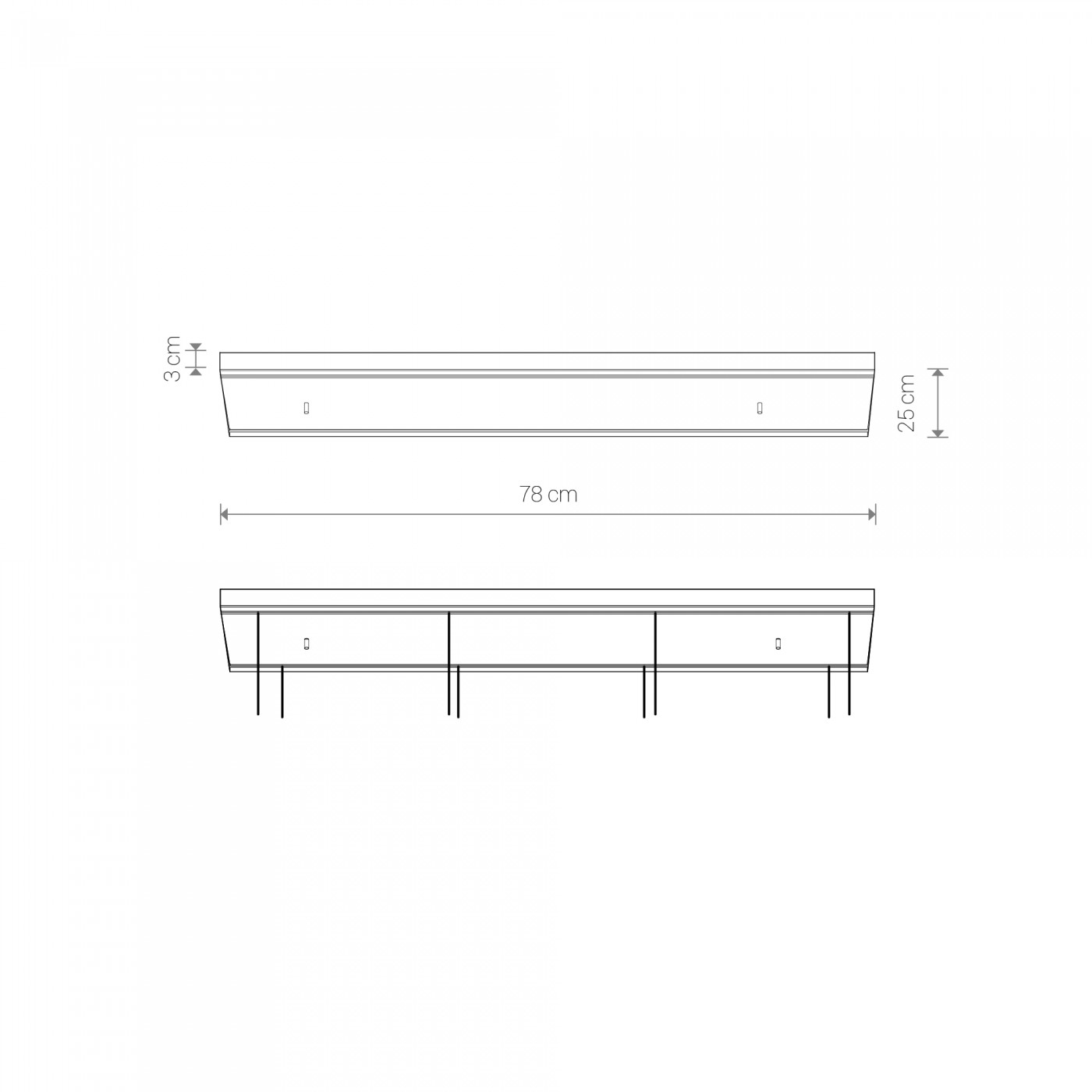 CAMELEON CANOPY C 780 BL 8556 Nowodvorski