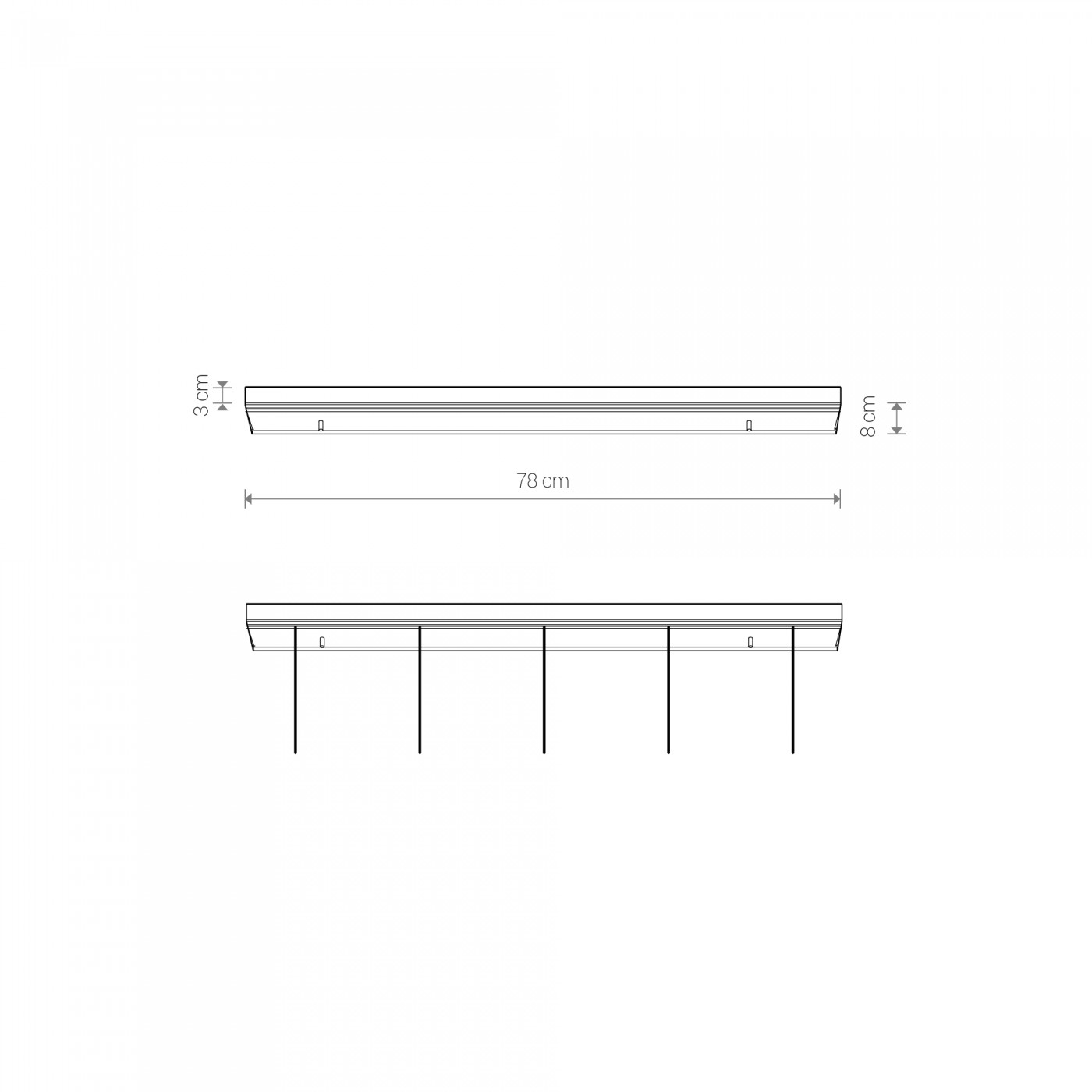 CAMELEON CANOPY B 780 BL 8561 Nowodvorski