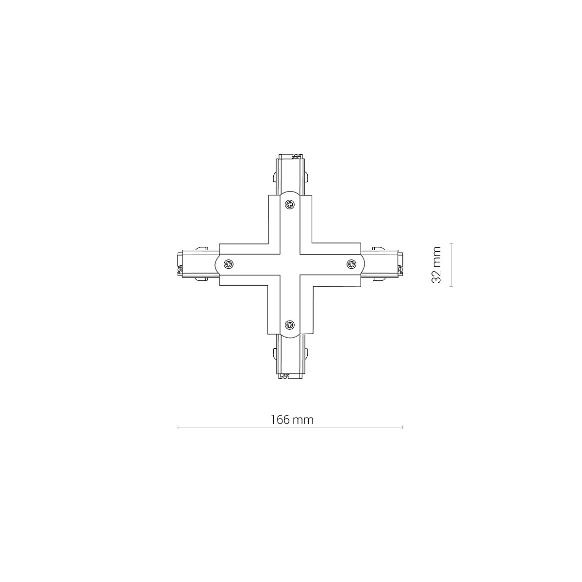 CTLS POWER X CONNECTOR black 8702 Nowodvorski