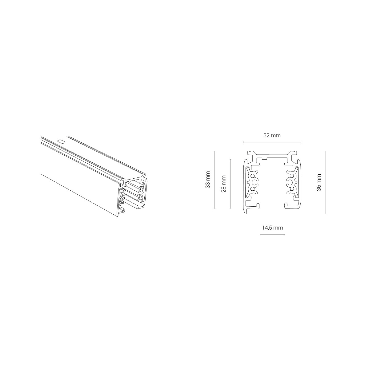 CTLS TRACK black 1M 8714 Nowodvorski