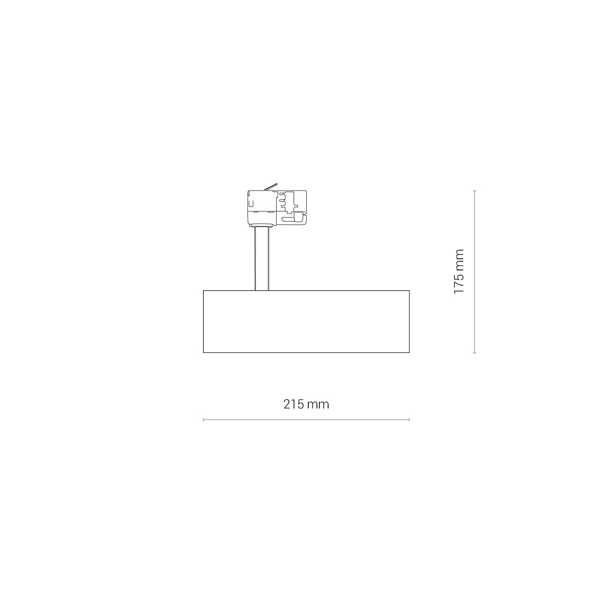 CTLS MILO LED 15W black 3000K 8764 Nowodvorski