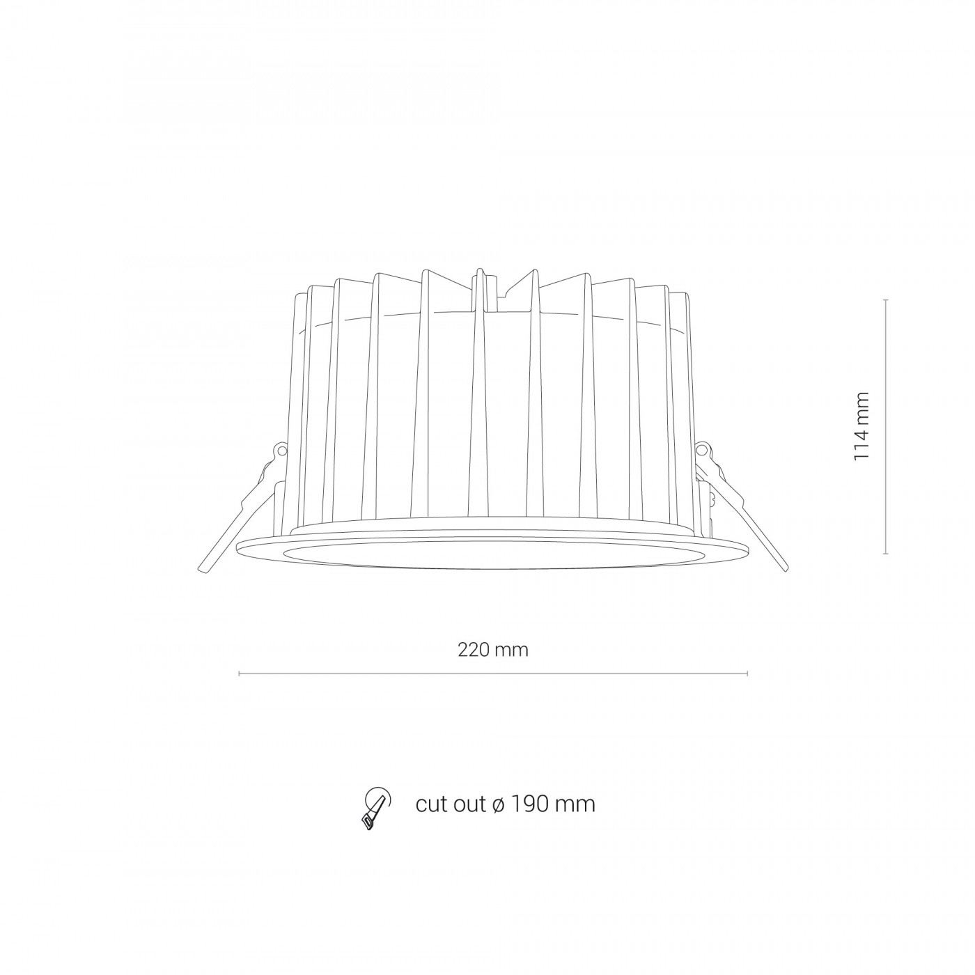 CL KEA LED 40W 4000K  8767 Nowodvorski