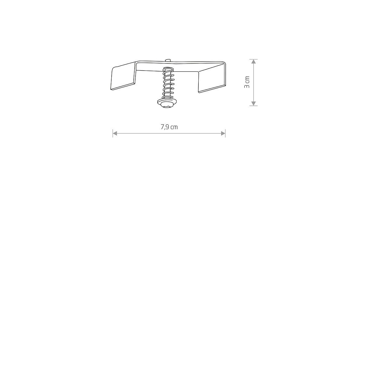 PROFILE RECESSED FIXING SET 8805 Nowodvorski