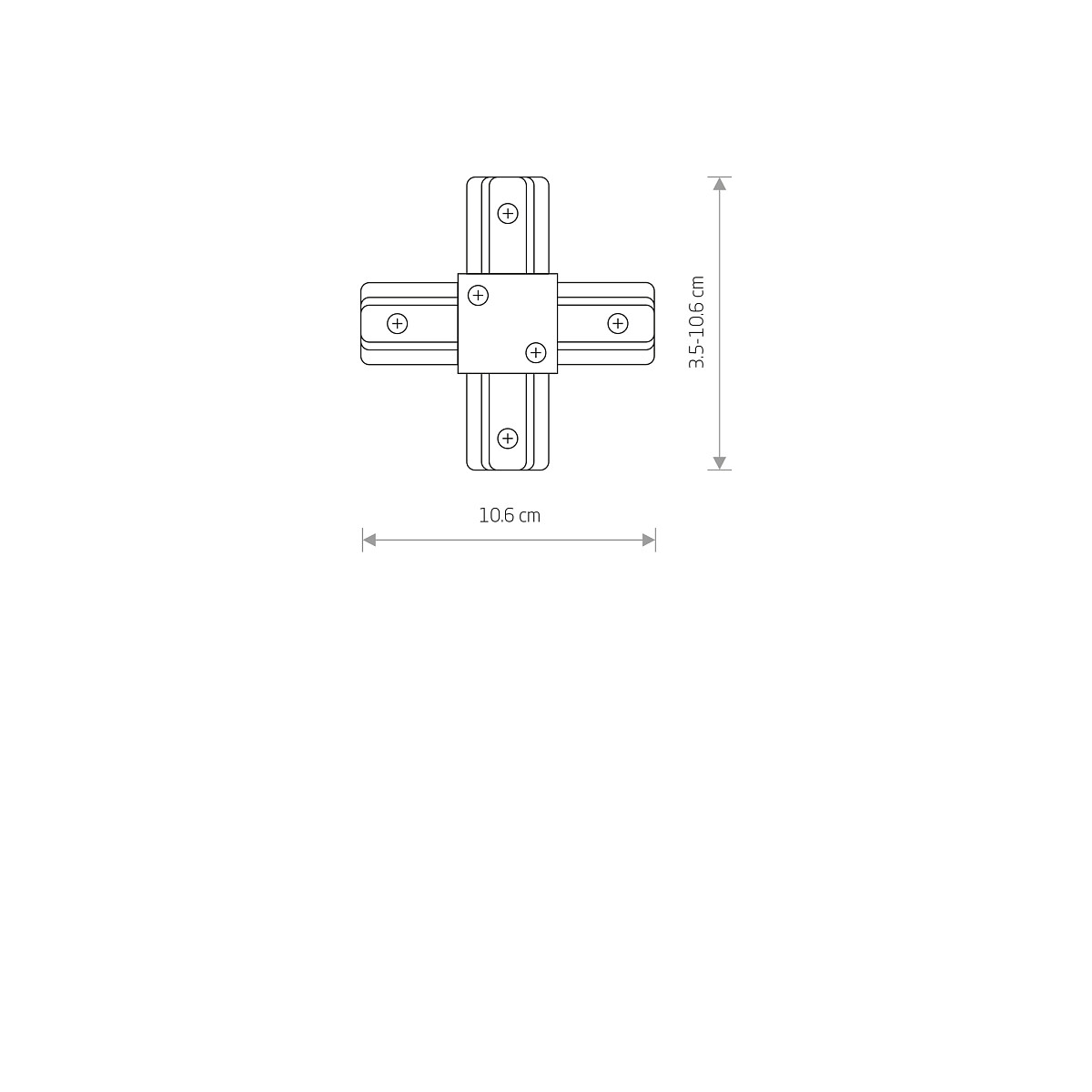 PROFILE X-CONNECTOR black 9188 Nowodvorski