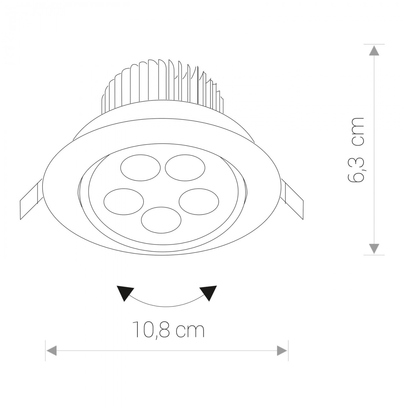 DOWNLIGHT LED 6822 Nowodvorski