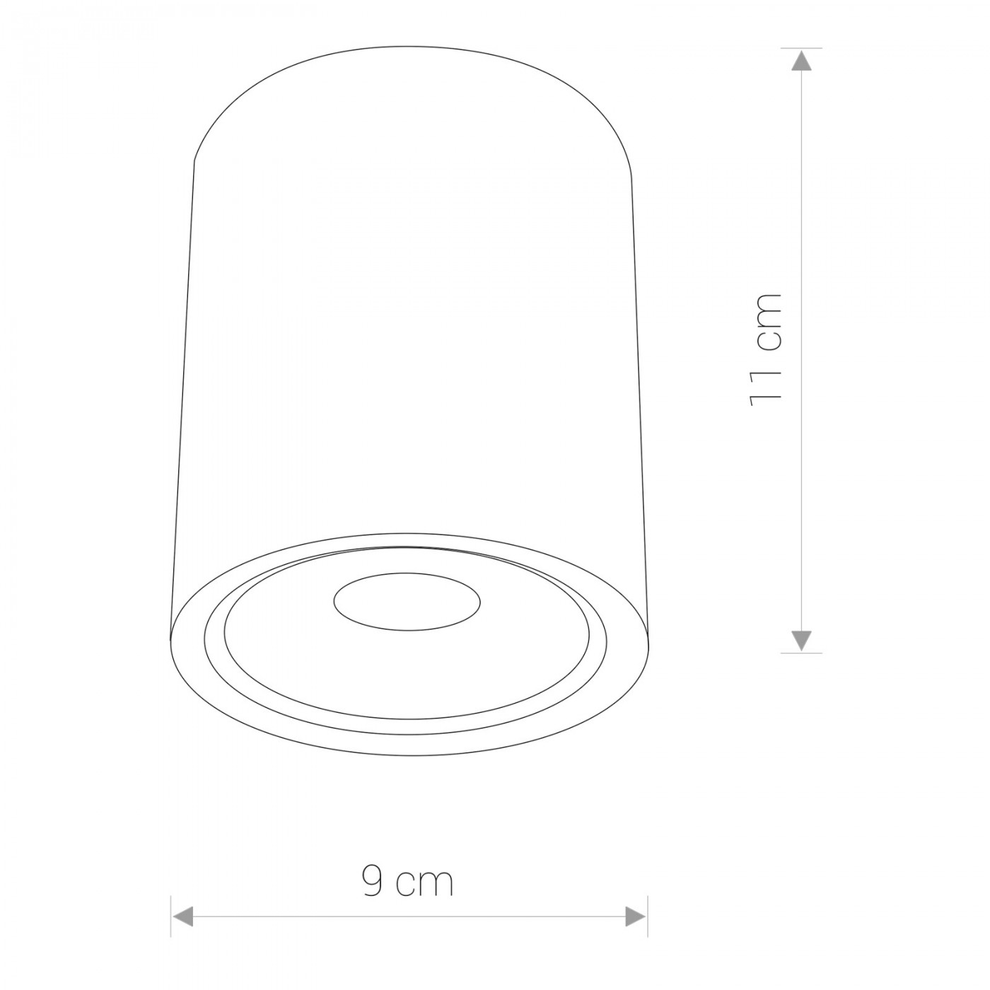 EDESA LED M black 9107 Nowodvorski