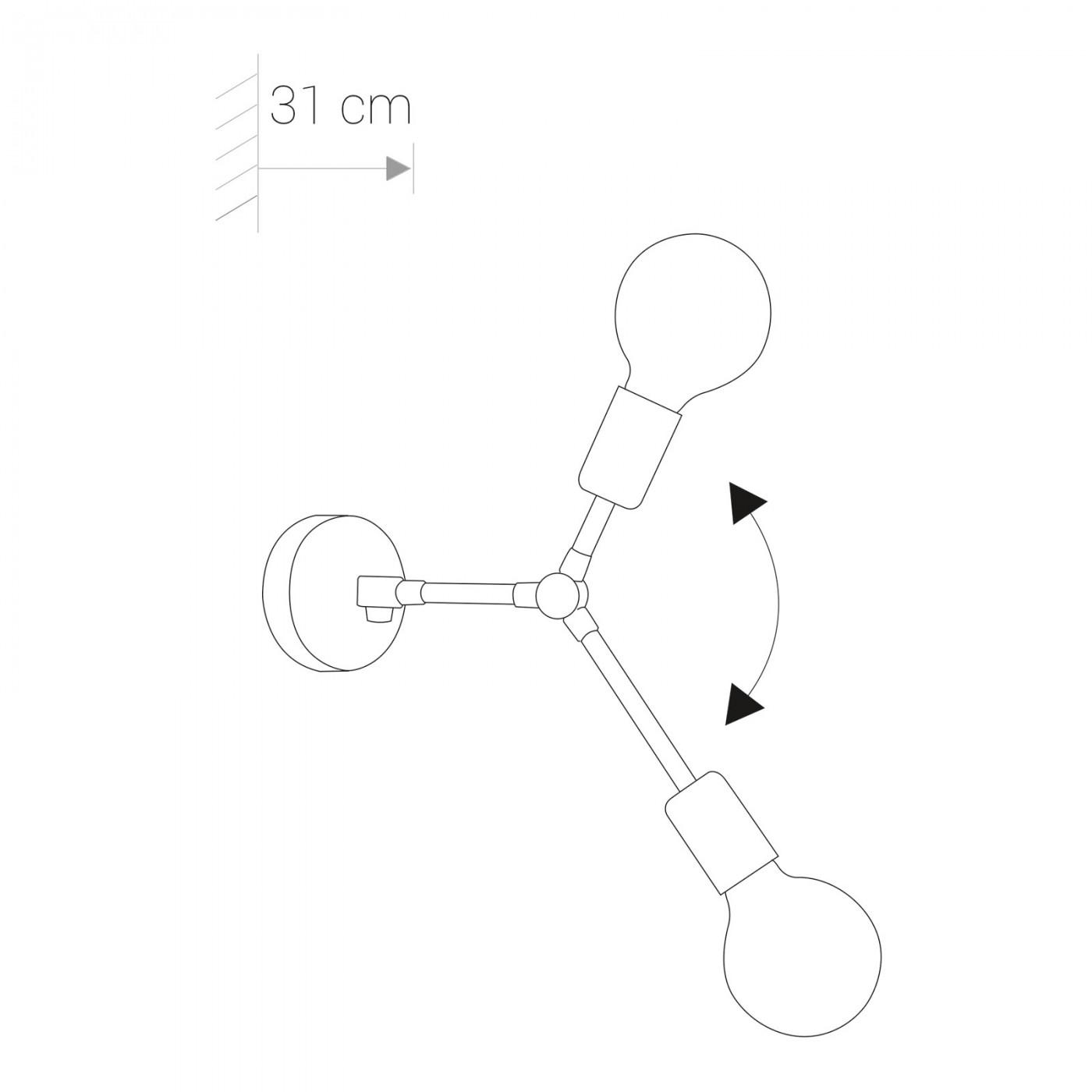 TWIG black 9141 Nowodvorski