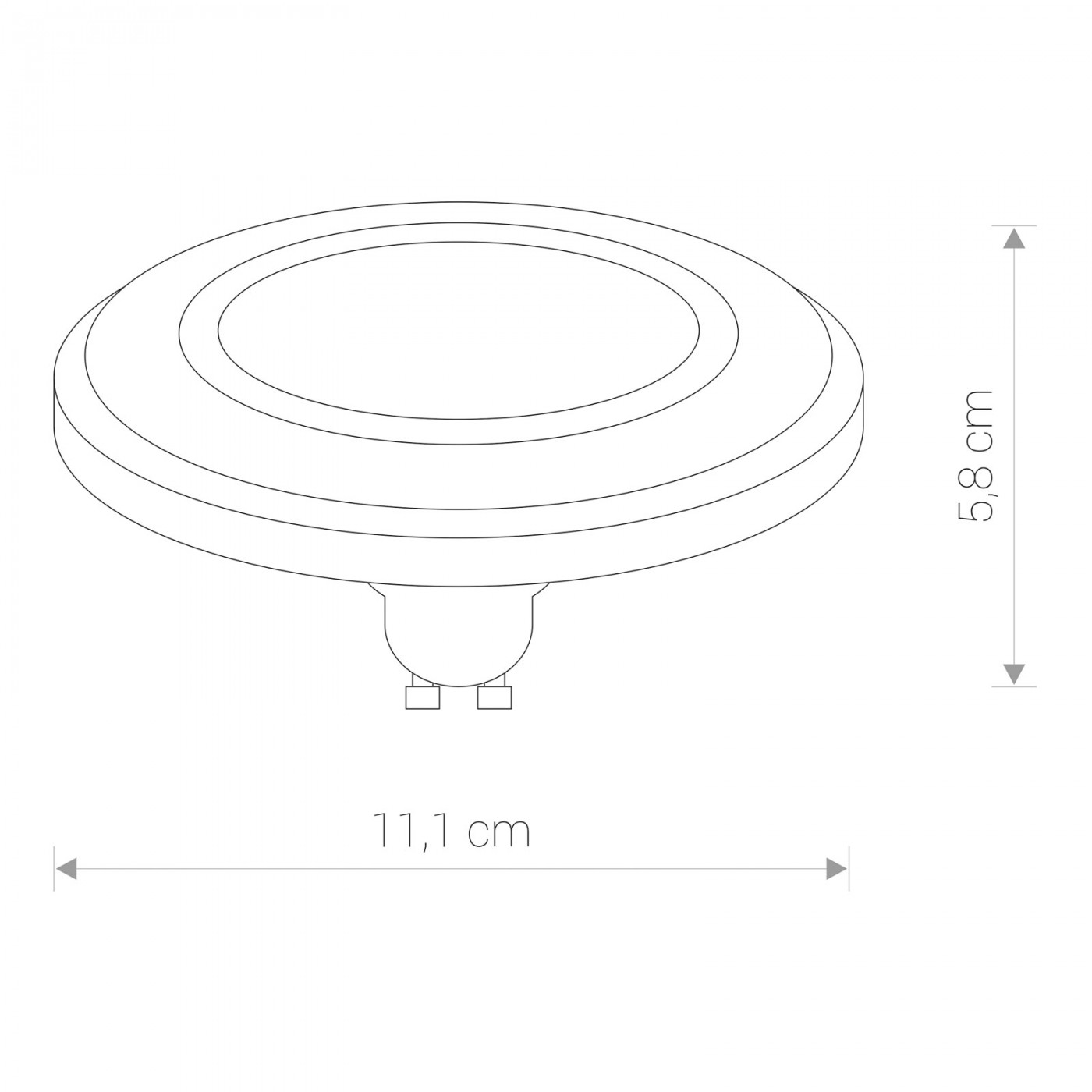 ES111 LED LENS white 9W 3000K 9345 Nowodvorski