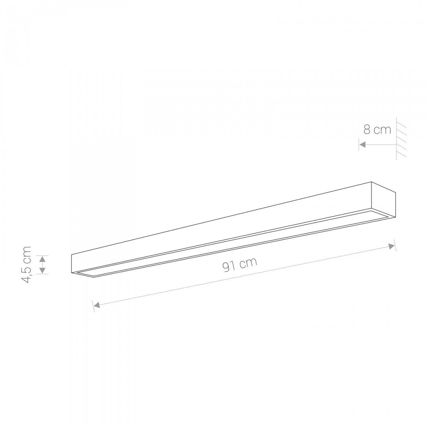 KAGERA LED chrome L 9502 Nowodvorski