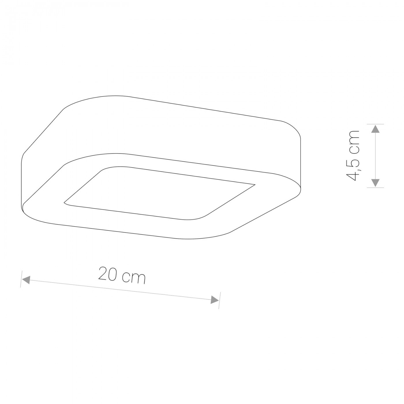 PUEBLA LED graphite 9513 Nowodvorski