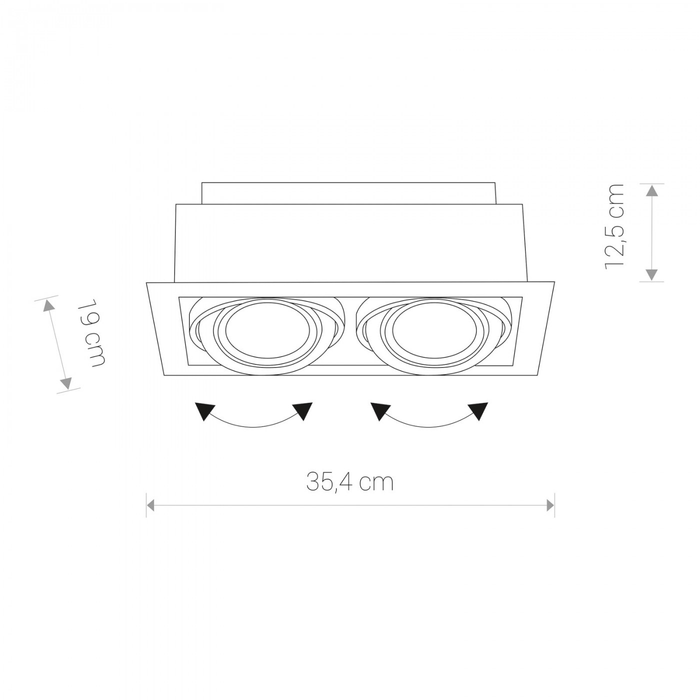 DOWNLIGHT ES111 black II 9570 Nowodvorski