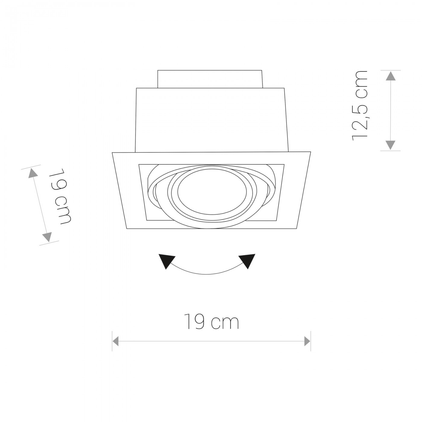 DOWNLIGHT ES111 black 9571 Nowodvorski