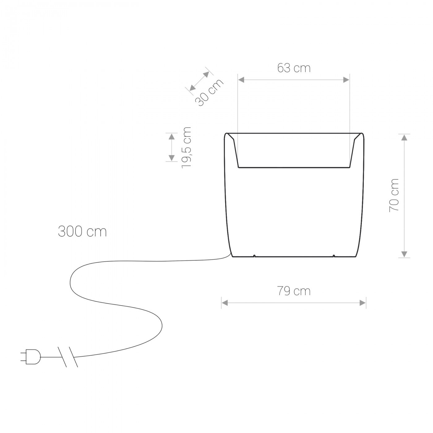 FLOWERPOT L 9713 Nowodvorski