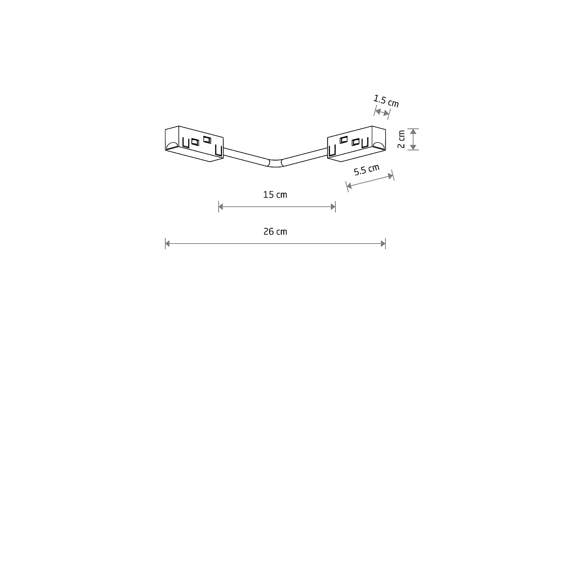 LVM CORNER CONDUCTIVE MODULE white 11617 Nowodvorski