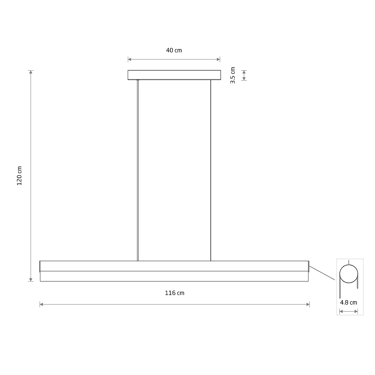 CL Q LED PRO white 3000K 8253 Nowodvorski